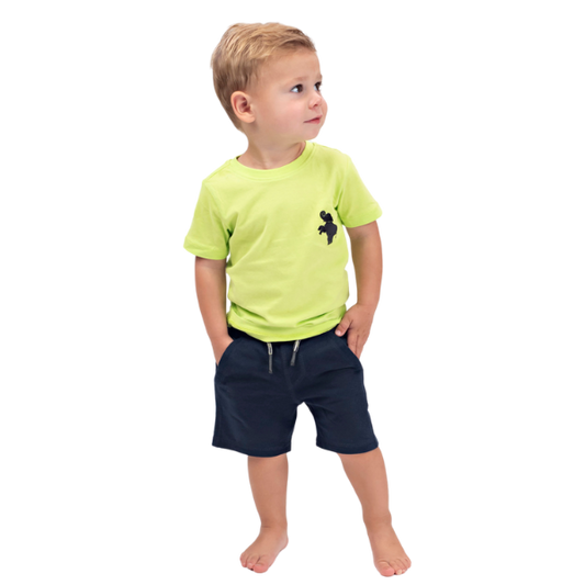 Toddler Boys Short Sleeve T-shirt - Neon