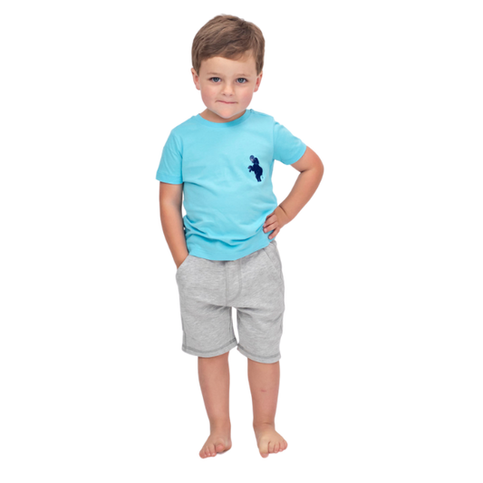 Toddler Boys Shorts French Terry- Grey