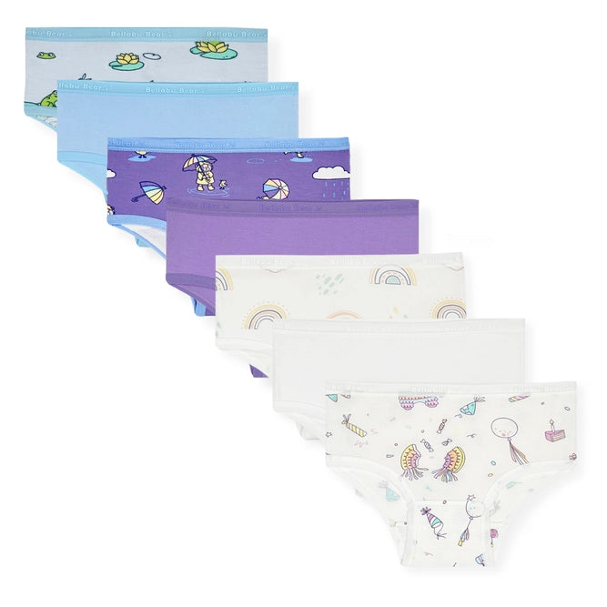 Girls Bamboo Underwear 7-Pack