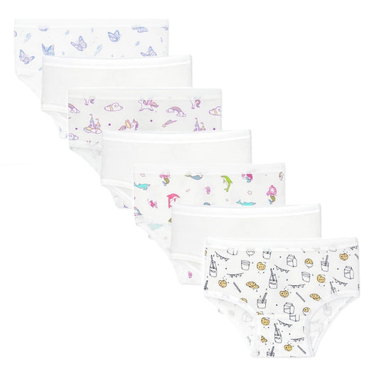 Girls Bamboo Underwear 7-Pack