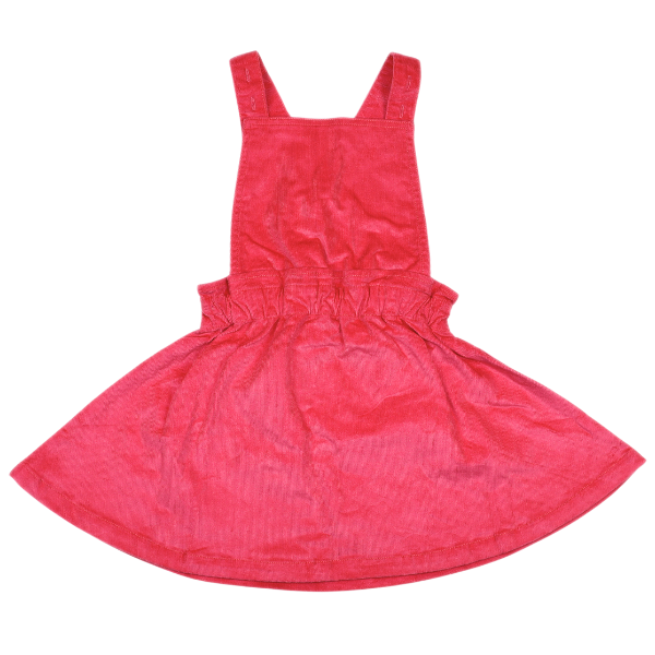 Girls Dress - Corduroy Jumper Pink