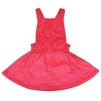 Girls Dress - Corduroy Jumper Pink