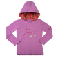 Girls Long Sleeve Hooded T-Shirt - Here Comes the Sun Purple