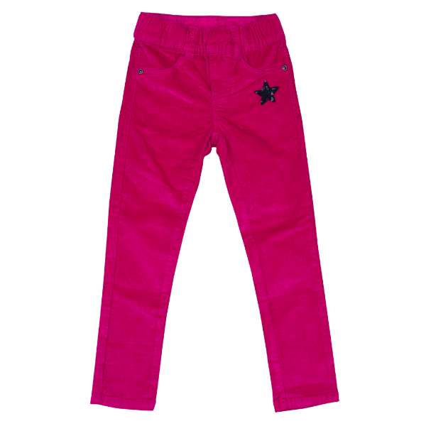 Girls Corduroy Pants - Hot Pink