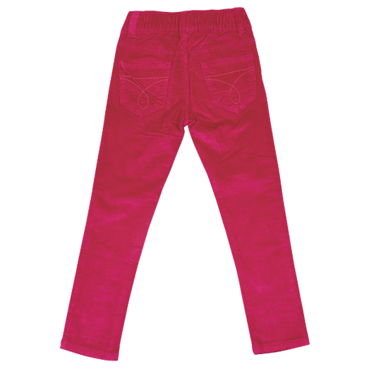 Girls Corduroy Pants - Hot Pink