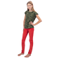 Girls Corduroy Pants - Red Orange