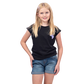 Girls Short Sleeve T-Shirt - Black