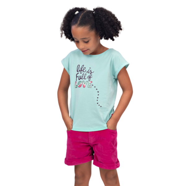 Girls Short Sleeve T-shirt - Full of Love