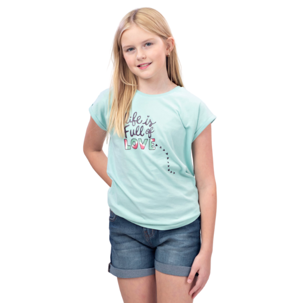 Girls Short Sleeve T-shirt - Full of Love