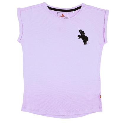 Girls Short Sleeve T-Shirt - Light Purple