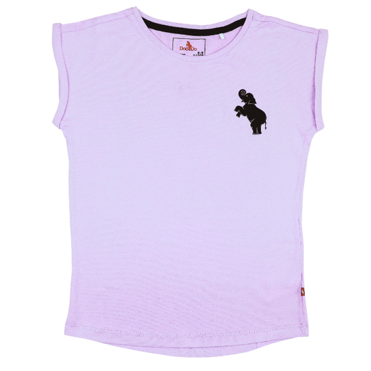 Toddler Girls Short Sleeve T-Shirt - Light Purple