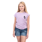 Girls Short Sleeve T-Shirt - Light Purple