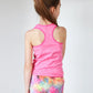 Girls Activewear Racerback Tank - Hot Pink