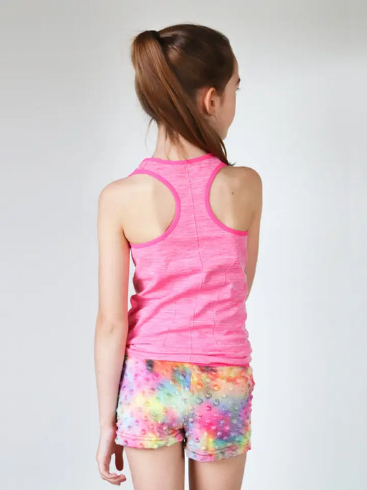 Girls Activewear Racerback Tank - Hot Pink