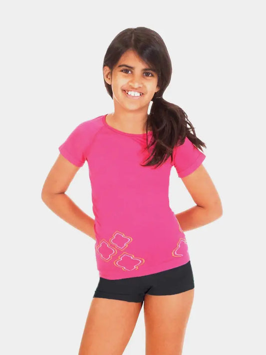 Girls Activewear Top - Hot Pink