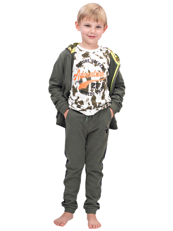 Boys Jogger Pants - Olive Green