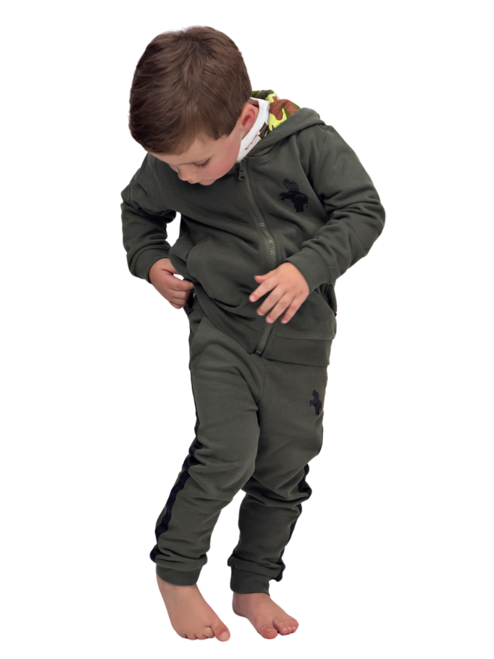 Boys Jogger Pants - Olive Green