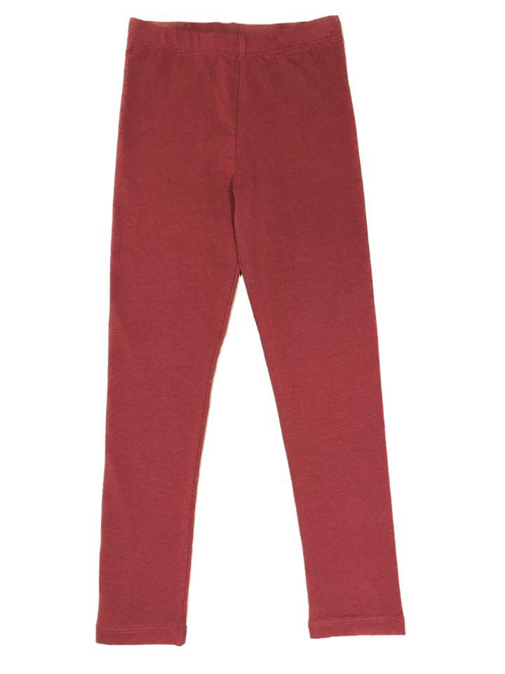 Girls Leggings Slim Fit - Cranberry