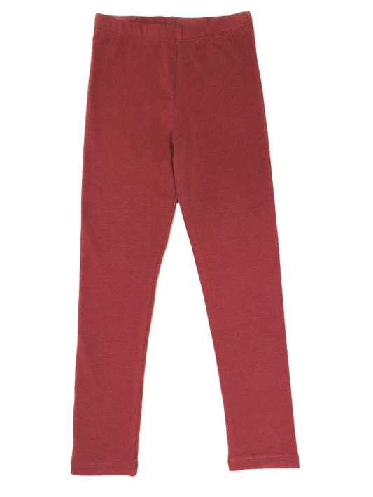 Girls Leggings Slim Fit - Cranberry