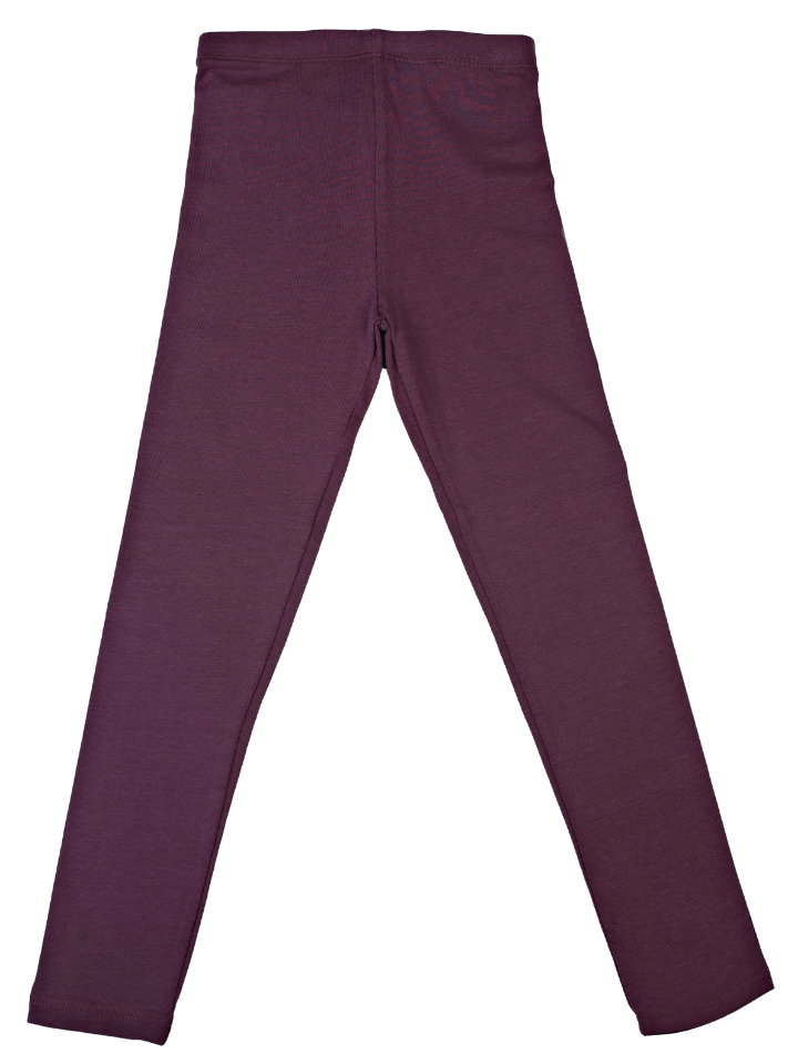 Girls Leggings Slim Fit - Dark Purple