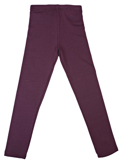 Girls Leggings Slim Fit - Dark Purple