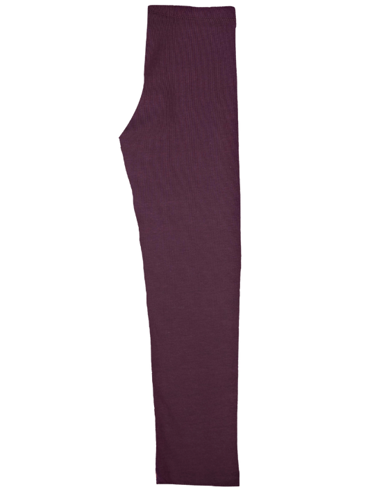 Girls Leggings Slim Fit - Dark Purple