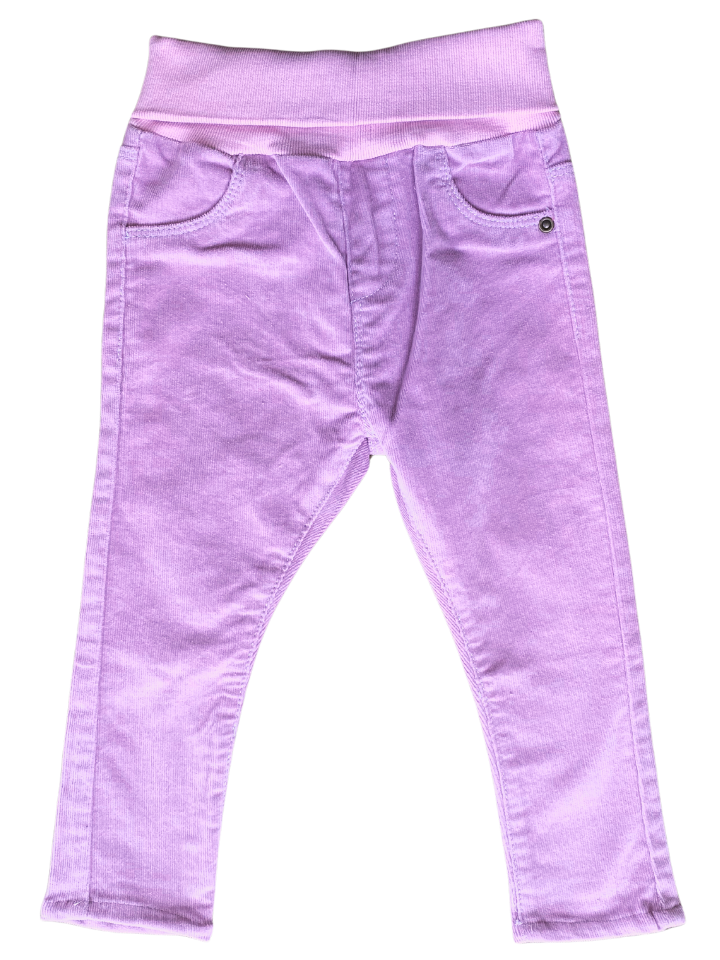 Baby Girl Pull-on Corduroy Pants - Lavender