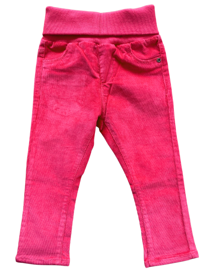 Baby Girl Pull-on Corduroy Pants - Pink