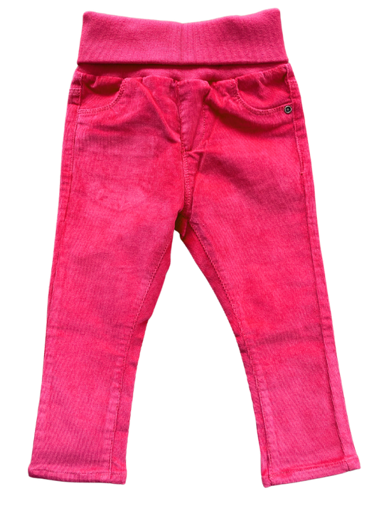 Baby Girl Pull-on Corduroy Pants - Pink