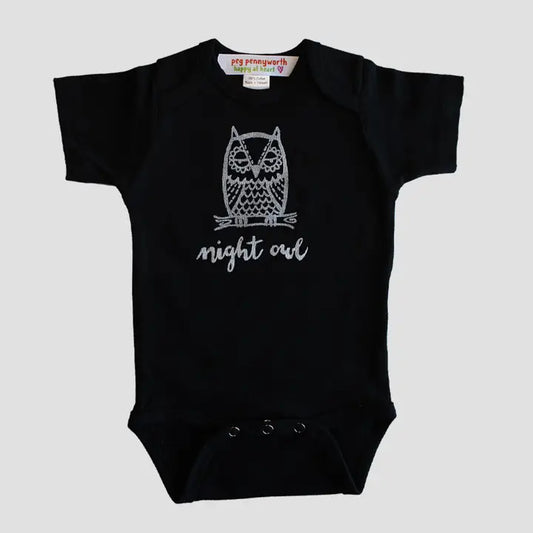 Night Owl Baby Onesie