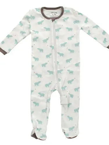 Baby Organic Cotton Sleeper - Arctic Bear