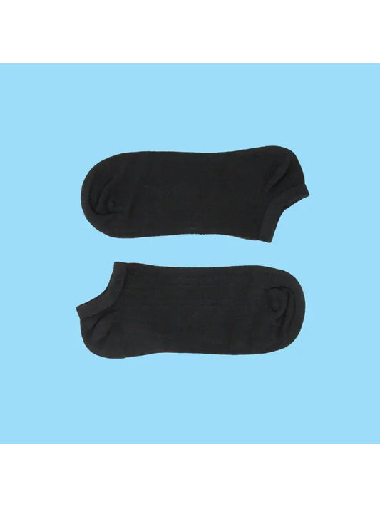 Kids Socks Ankle Length Bamboo - Black