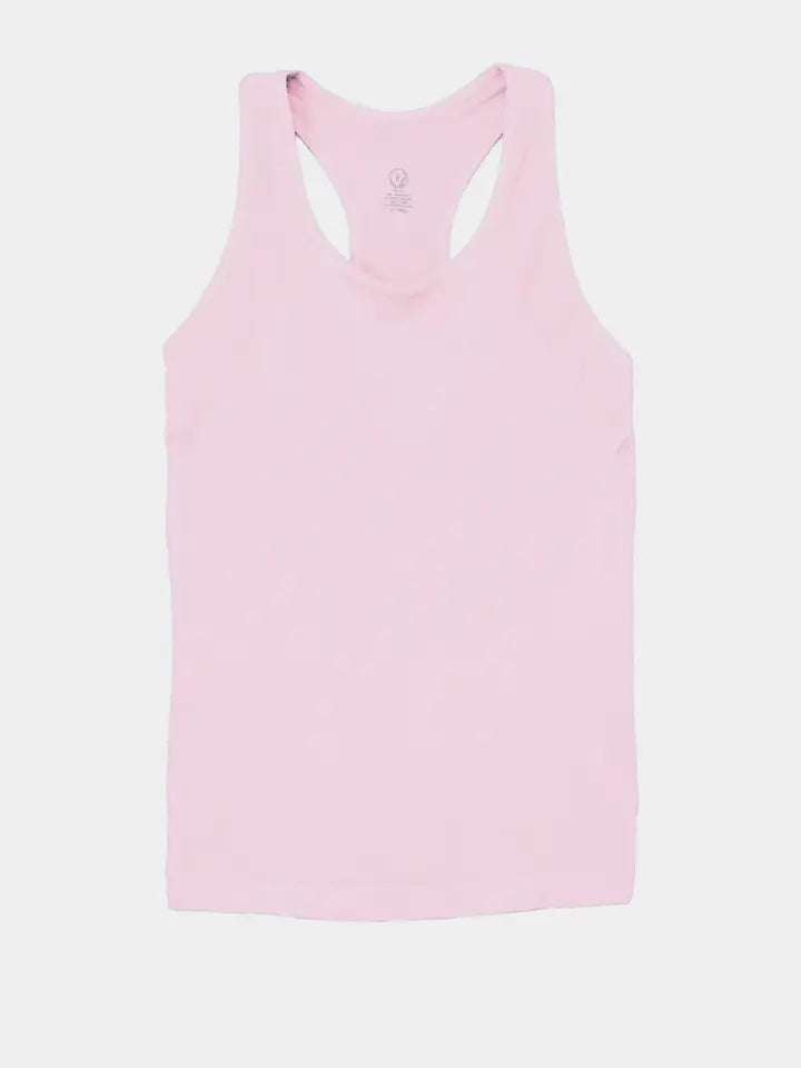 Girls Activewear Racerback Tank - Light Pink