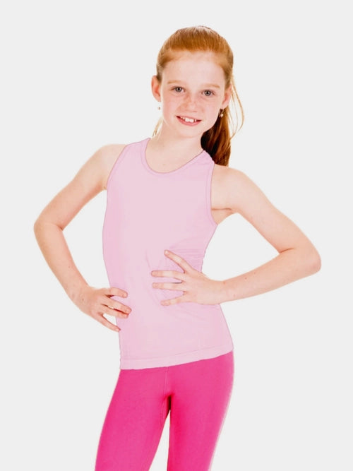 Girls Activewear Racerback Tank - Light Pink