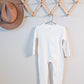 Baby Organic Cotton Romper - White