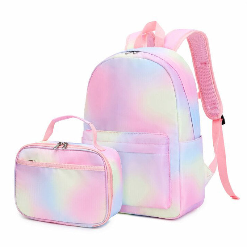 Girls Prem. Back pack Gym Bag Set (Pink Tie Dye)