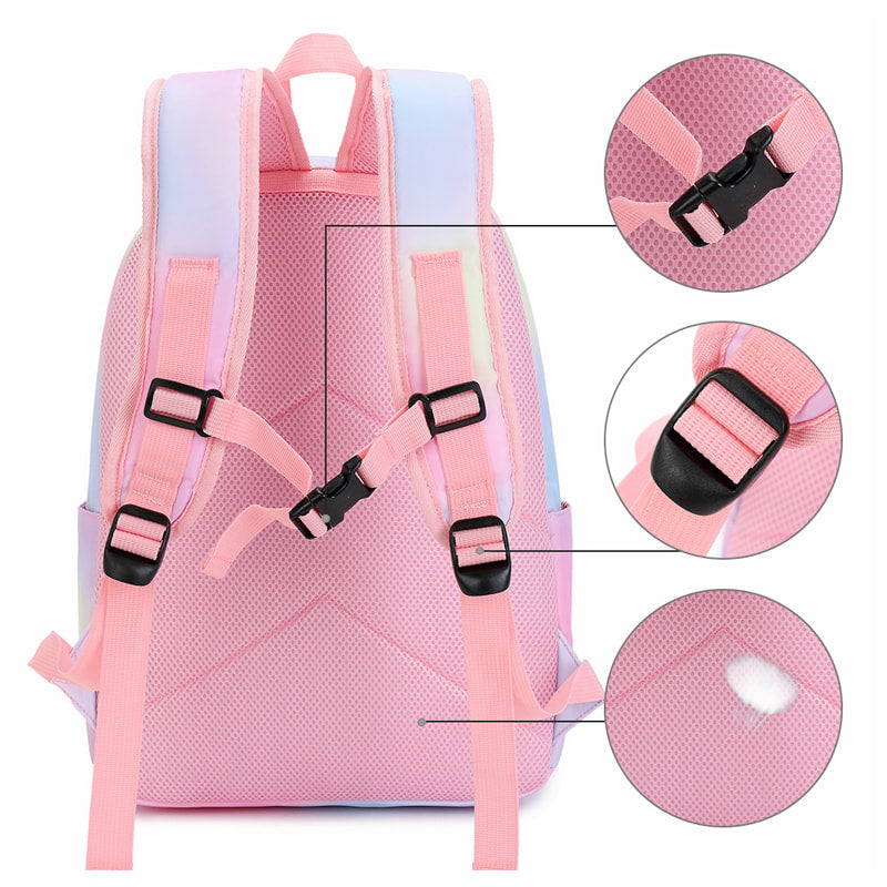 Girls Prem. Back pack Gym Bag Set (Pink Tie Dye)