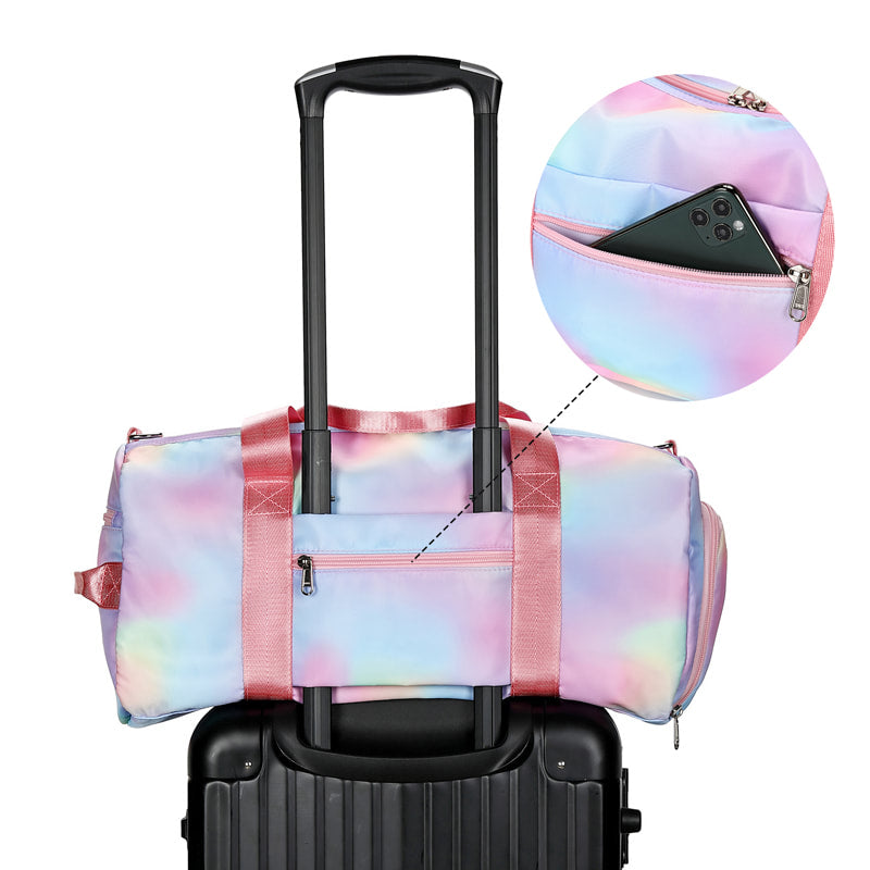 Girls Prem. Back pack Gym Bag Set (Pink Tie Dye)